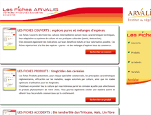 Tablet Screenshot of fiches.arvalisinstitutduvegetal.fr